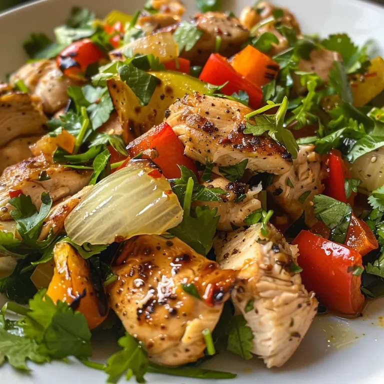 Detalle de ensalada fresca con calabacín, pimiento y cebolla.