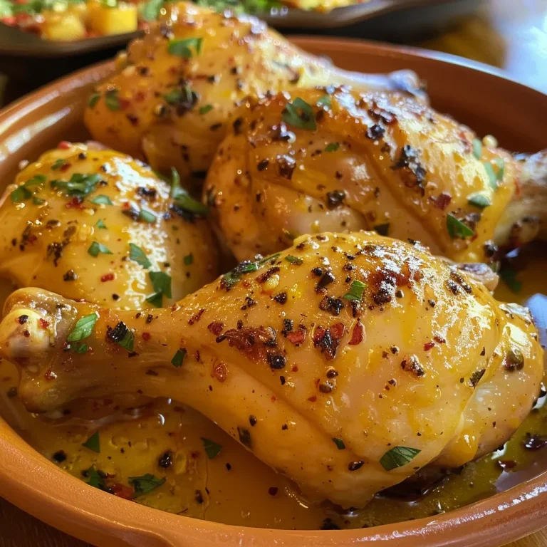 Deliciosas Pechugas de Pollo al Ajo: Una Receta que Te Hará Brillar en la Cocina Pollo al ajo en sartén, resaltando su jugosidad y textura dorada.
