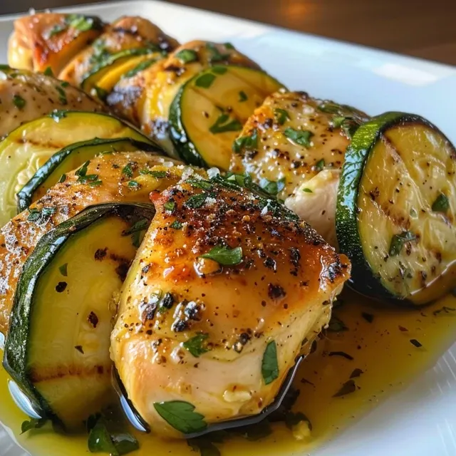 Imagen de carne de pollo a la barbacoa con verduras frescas, iluminada de manera atractiva.