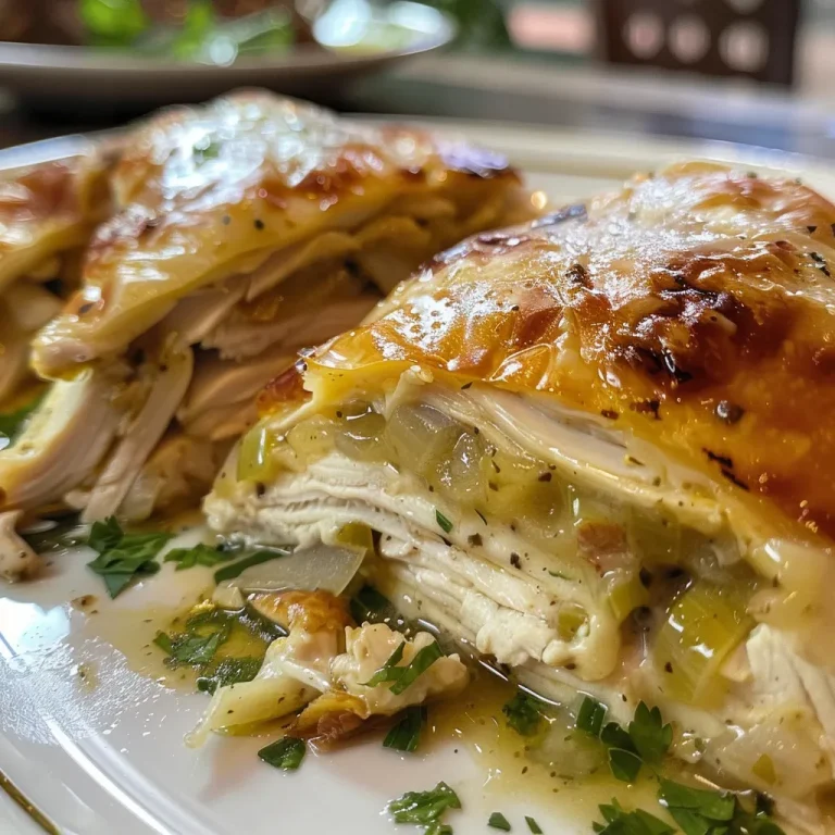 Close-up de un pan árabe con relleno de pollo, resaltando los ingredientes.