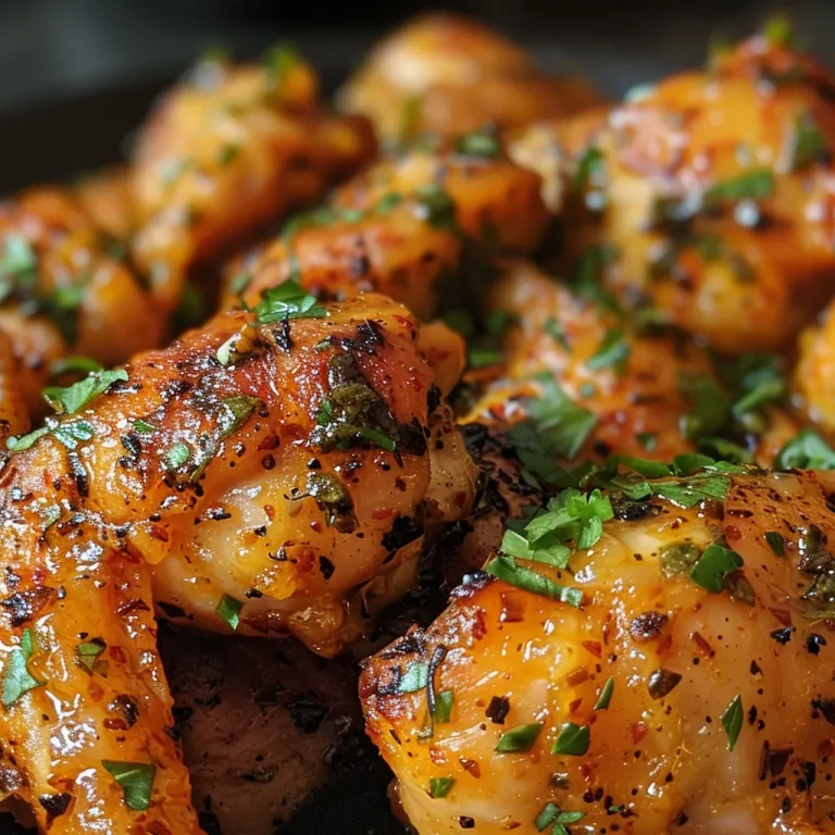 Pollo Cajún bien sazonado colocado sobre una servilleta.