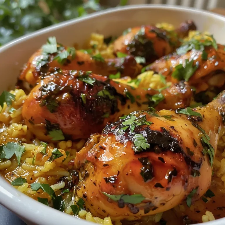 Pollo en salsa de ajo, luciendo apetitoso y jugoso.