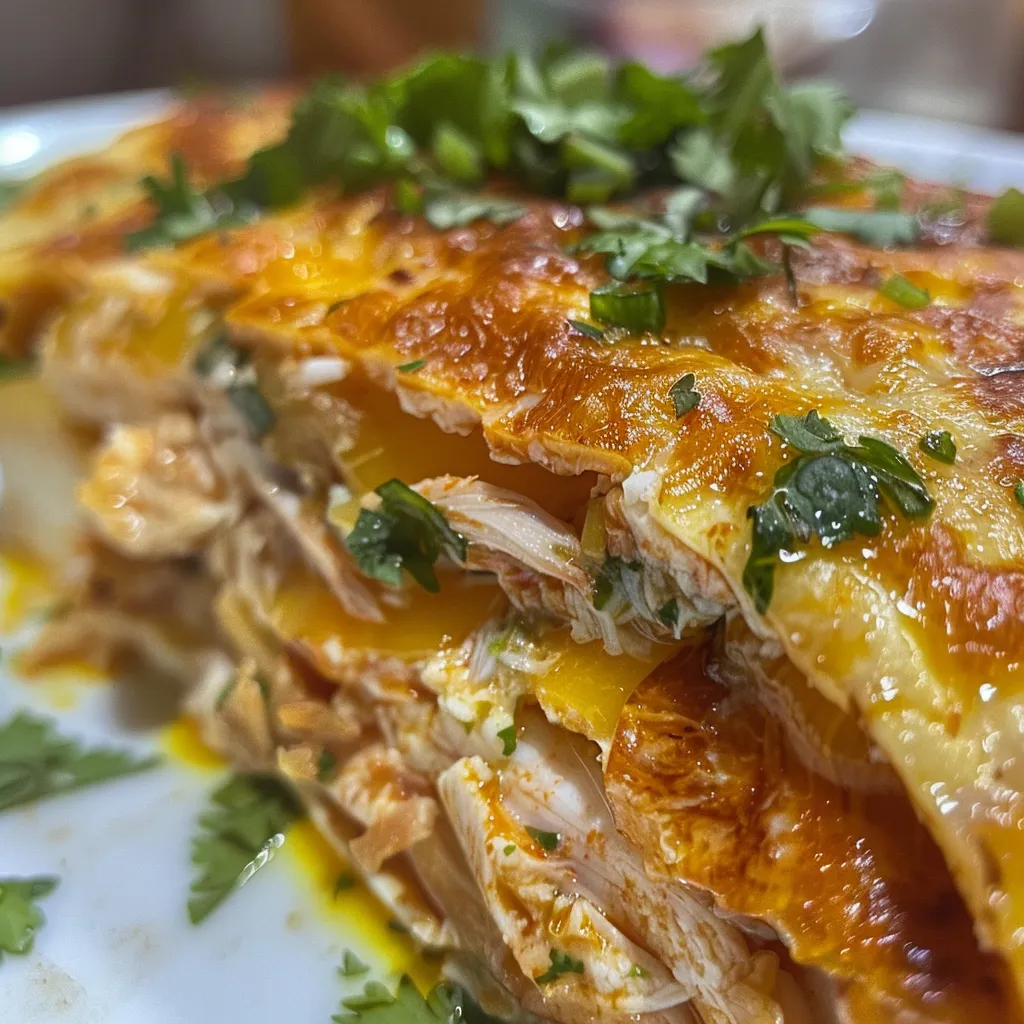 Detalle de una Tortilla de Pollo en un fondo neutro, resaltando sus colores vibrantes.