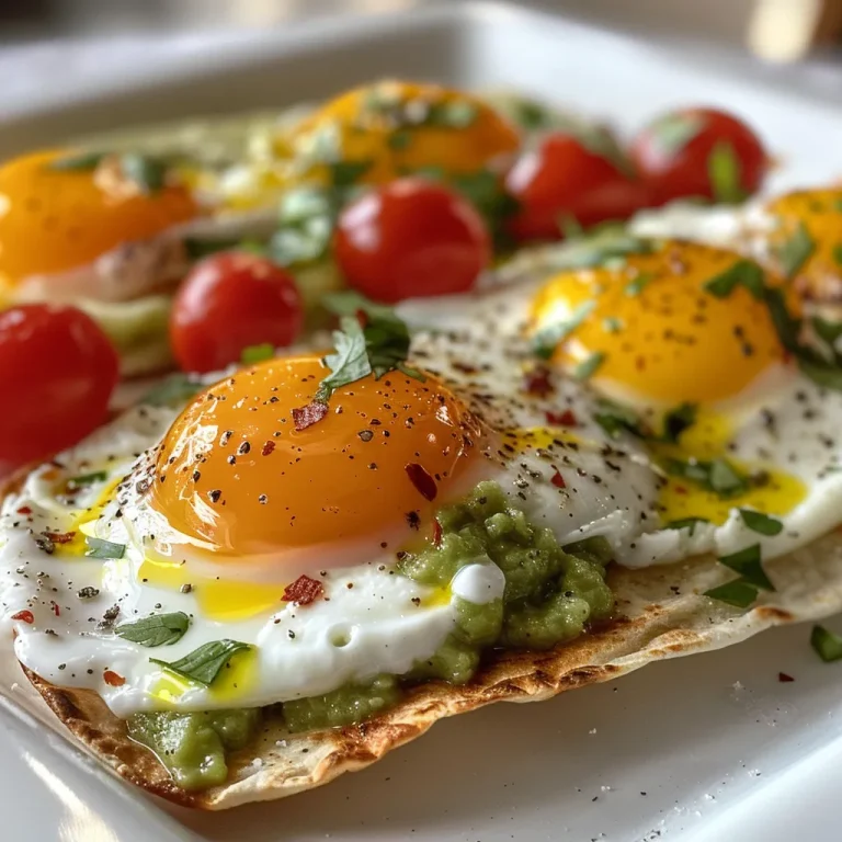 Tostadas de aguacate y huevo sobre un plato, con tomates cherry al lado.
