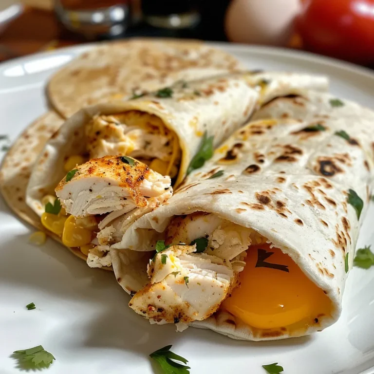 Crispy chicken strips wrapped in tortillas with colorful veggies.