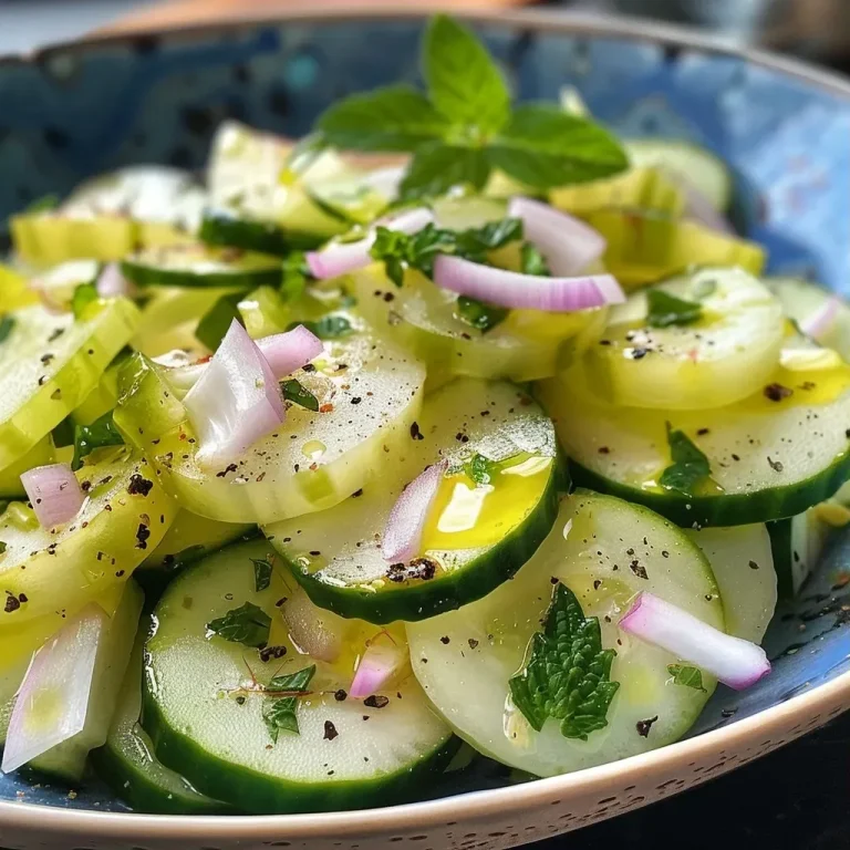 ['Ensalada de pepino y rábano con aderezo de yogur y eneldo.', 'Primer plano de ensalada fresca de pepino y rábano.', 'Detalle de ensalada de pepino y rábano con aderezo cremoso.', 'Ensalada colorida de pepino y rábano, lista para servir.']