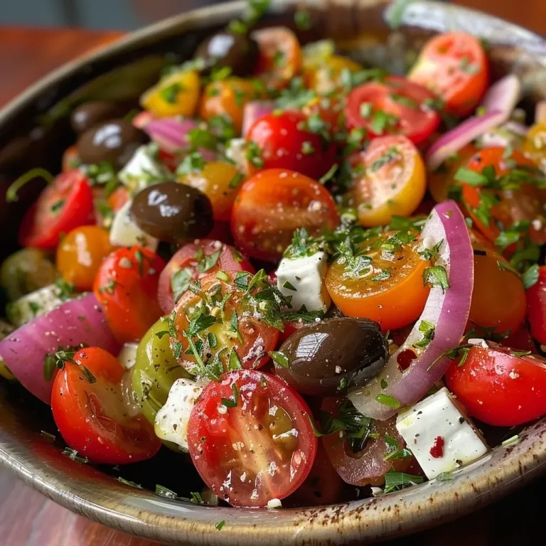 ['Ensalada griega de atún con vegetales frescos y queso feta.', 'Colorida ensalada griega de atún con ingredientes frescos y vibrantes.', 'Detalle de una ensalada griega de atún con lechuga, tomates y aceitunas.', 'Vista lateral de ensalada griega de atún, mostrando su frescura y variedad.']