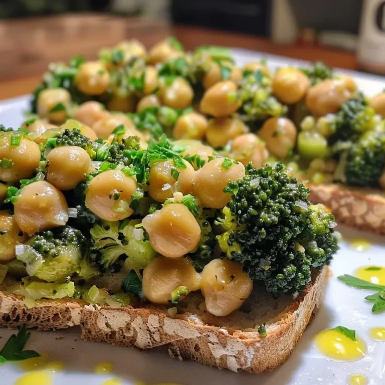 ['Bocaditos de brócoli y garbanzos en un plato.', 'Detalle de bocaditos de brócoli y garbanzos recién preparados.', 'Primer plano de bocaditos de brócoli y garbanzos listos para servir.', 'Bocaditos de brócoli y garbanzos en una presentación apetitosa.']