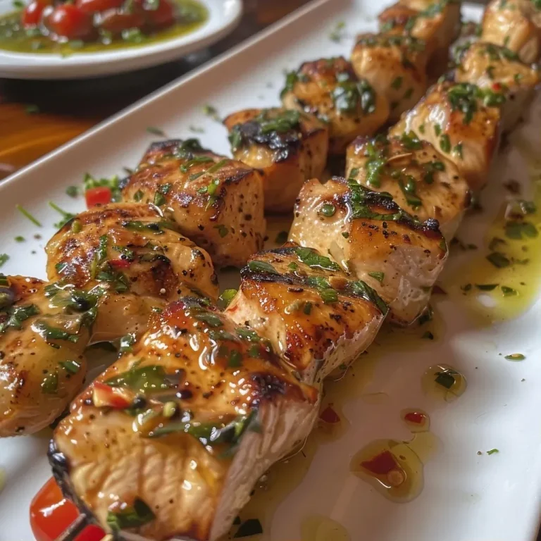 ['Brochetas de pavo con pistachos y tomates cherry.', 'Close up de brochetas crujientes de pavo y pistachos.', 'Detalle de brochetas de pavo con acompañamiento de cherry.', 'Brochetas jugosas de pavo, pistachos y tomates cherry.']