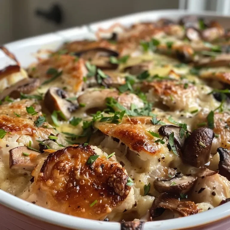 ['Cazuela de pavo baja en carbohidratos con coliflor y champiñones.', 'Primer plano de una cazuela de pavo jugosa y saludable.', 'Cazuela de pavo baja en carbohidratos con capas de queso.', 'Deliciosa cazuela de pavo con ingredientes frescos.']