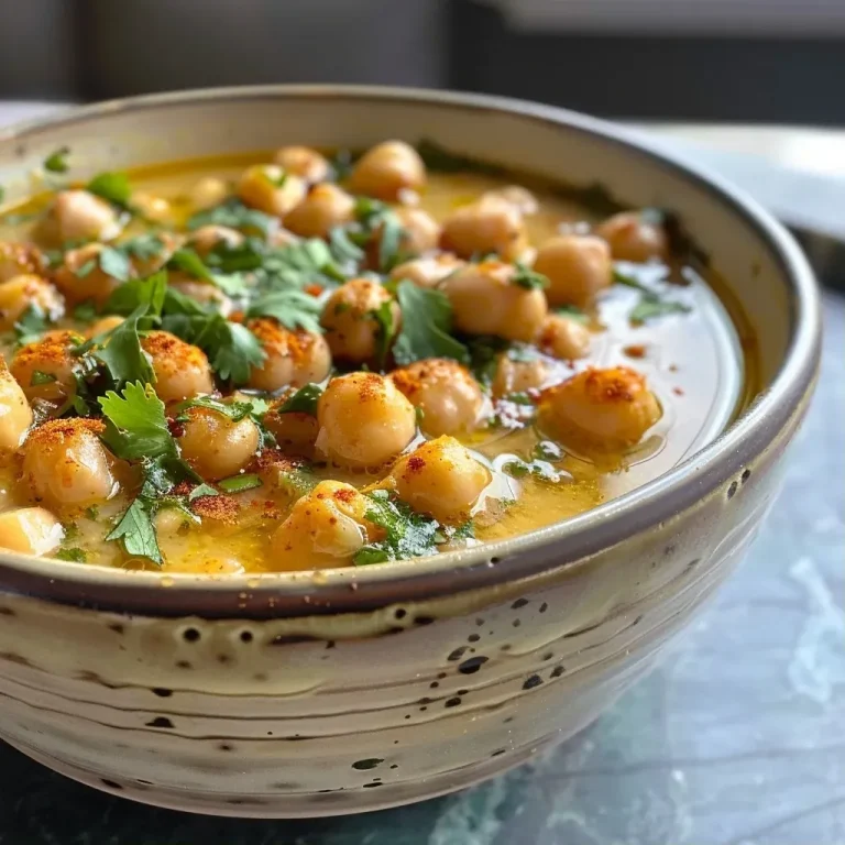 ['Crema de garbanzos y jengibre en un tazón, con decoración de cilantro y garbanzos tostados.', 'Primer plano de crema de garbanzos y jengibre, presentada en un plato blanco.', 'Tazón de crema de garbanzos con jengibre, decorado con pepitas verdes.', 'Crema de garbanzos y jengibre con ingredientes visibles, mostrando su textura cremosa.']