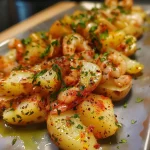 ['Guiso de marmitako de atún en primer plano.', 'Detalle del marmitako de atún servido en un plato.', 'Vista lateral del marmitako de atún con ingredientes visibles.', 'Imagen del marmitako de atún mostrando su textura jugosa.']