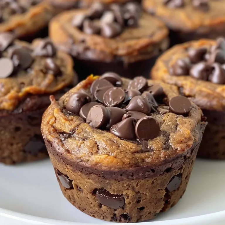 ['Muffins de batata frescos en primer plano.', 'Vista lateral de muffins de batata dorados y jugosos.', 'Deliciosos muffins de batata en una mesa.', 'Muffins de batata recién horneados con textura esponjosa.']
