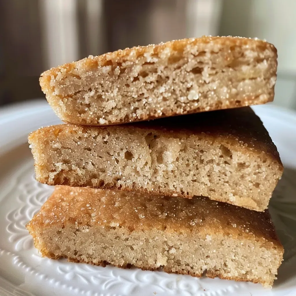 Pan de jengibre vegano con un aspecto jugoso y delicioso.