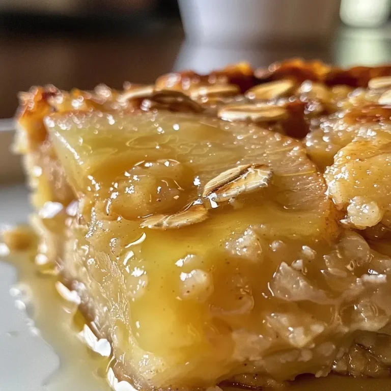 ['Postre saludable de manzana sin harina visto desde un lado.', 'Cierre lateral de un postre de manzana saludable y sin harina.', 'Postre de manzana sin harina, con textura jugosa y apetecible.', 'Detalle de un postre saludable de manzana sin uso de harina.']