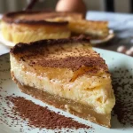 ['Vista lateral de una tarta de coco y membrillo saludable.', 'Tarta vegana de coco y membrillo en primer plano.', 'Sección de tarta de coco y membrillo integral.', 'Tarta de coco y membrillo, opción saludable y vegana.']