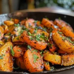 ['Zanahorias asadas al horno en un plato.', 'Primer plano de zanahorias asadas jugosas.', 'Zanahorias al horno con aceite de oliva y especias.', 'Zanahorias asadas en tiras, listas para servir.']