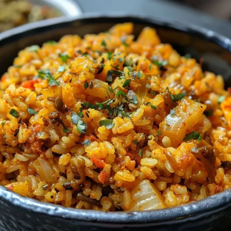 Disfruta un Arroz de Coliflor: Sencillo, Saludable y Delicioso Arroz de coliflor acompañado de verduras frescas.