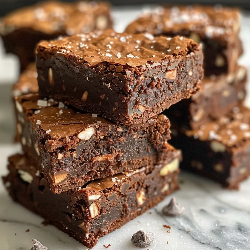 Detalle de brownies decorados como telaraña.