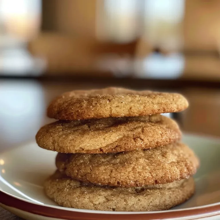 Dulces Momentos con Snickerdoodles Especiados: ¡Una Aventura de Sabores! Galletas Snickerdoodles especiadas con chai en primer plano.