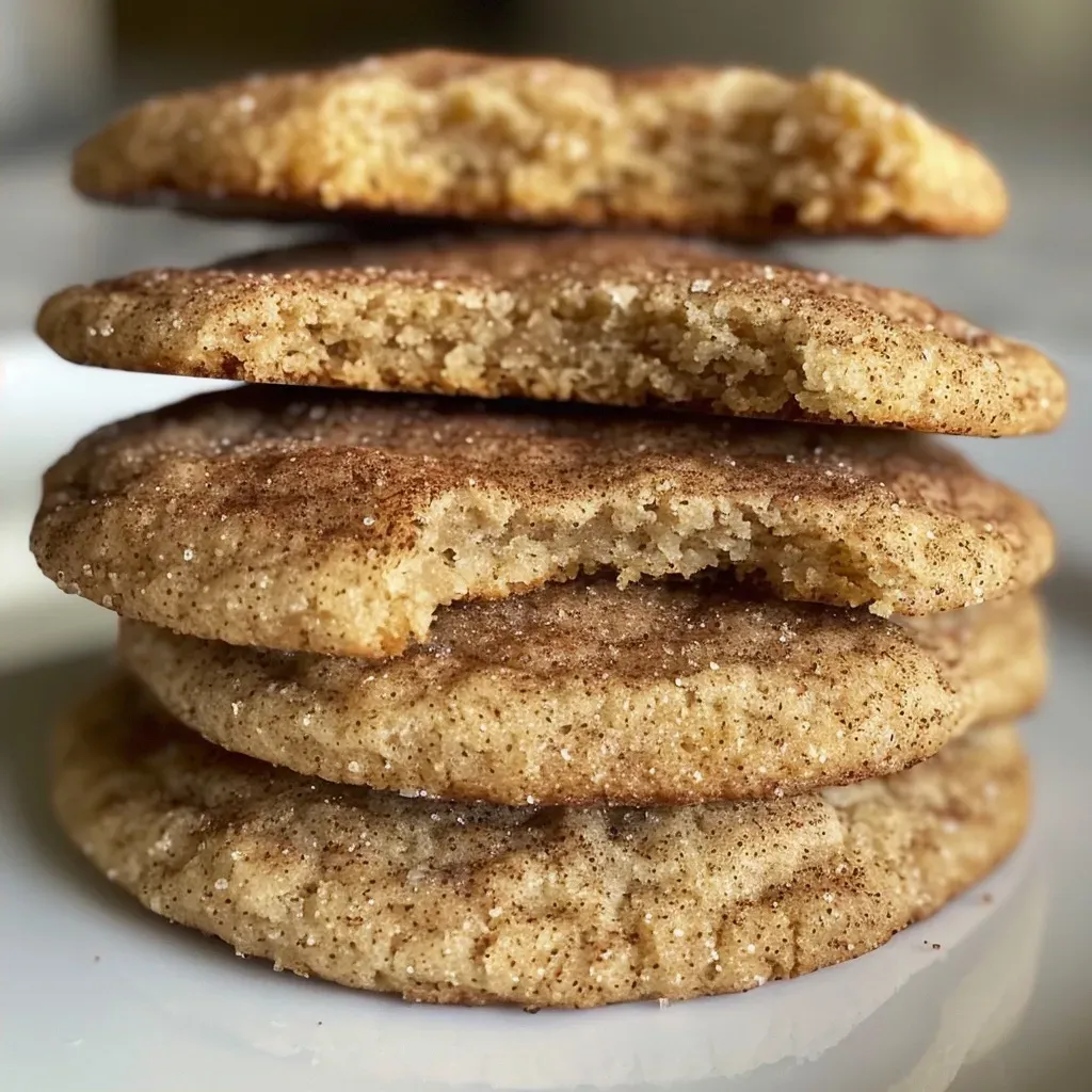 Detalle de Chai Spiced Snickerdoodles, con textura suave y apetecible.