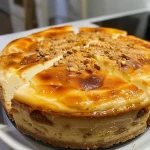 Cheesecake de Castañas con textura suave y apetecible.