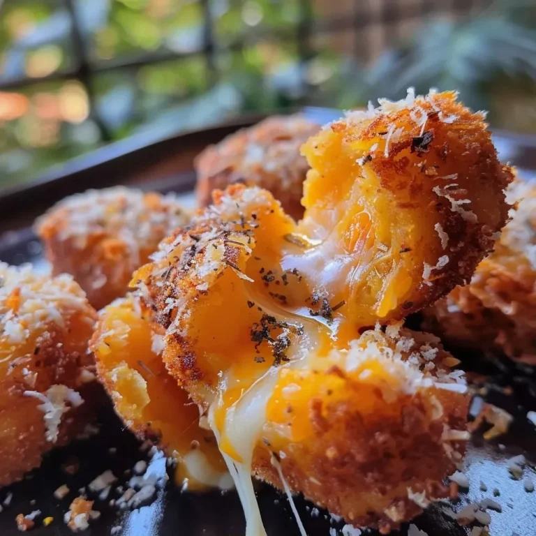 Sorprende a Todos con Estas Deliciosas Croquetas de Calabaza Croquetas de calabaza doradas y jugosas en un plato.
