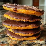 Gofres de calabaza y chocolate en un plato.