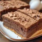 Pan de Chocolate Marmoleado con textura jugosa y decorado.