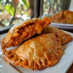 Relleno de calabaza para empanadas en primer plano.