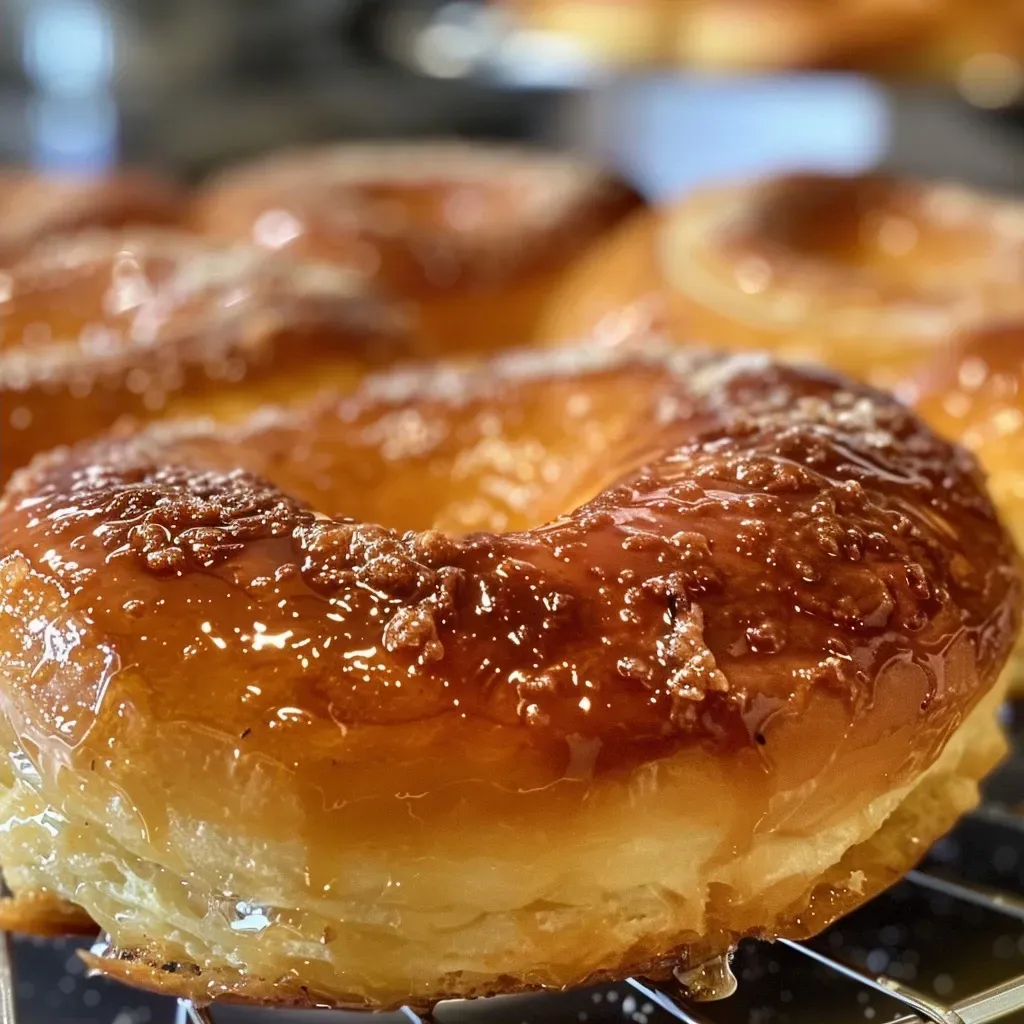 Primer plano de una rosca de nuez con un aspecto jugoso.