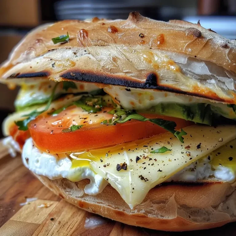 Sándwich de Calabacín XXL: Una Opción Fresca y Saludable para Todos Sándwich de calabacín XXL con ingredientes frescos.