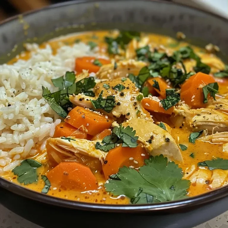 Sopa de Pollo Cremosa con Arroz y Romero: Un Abrazo en Cada Cucharada Sopa de pollo cremosa con arroz y espinacas.