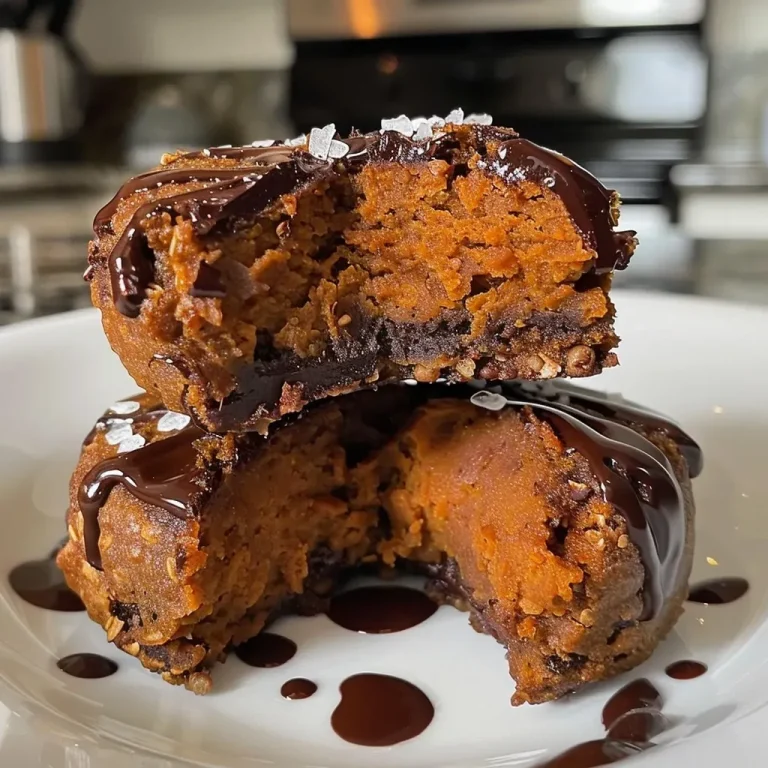 Trufas de calabaza saludables en un plato blanco.