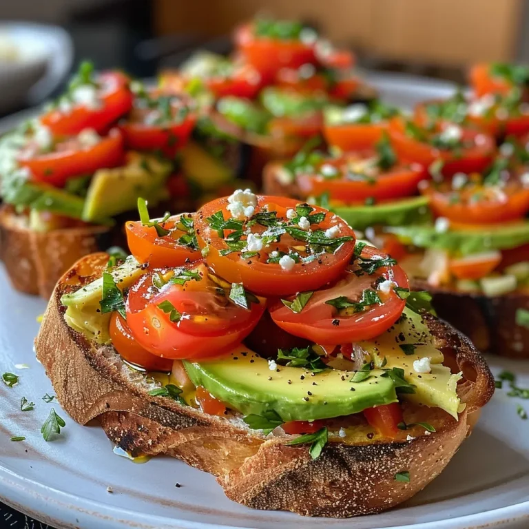 Bruschetta de Kürbis con ingredientes frescos.