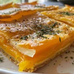 Tarta de calabaza presentada en un plato.