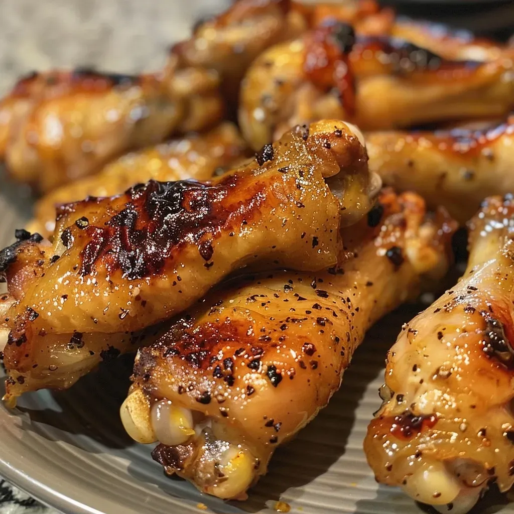 Alitas De Pollo Miel Y Mostaza Al Horno