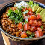 Easy Crockpot Lentils Burrito Bowl – Hearty, Healthy, and Flavorful