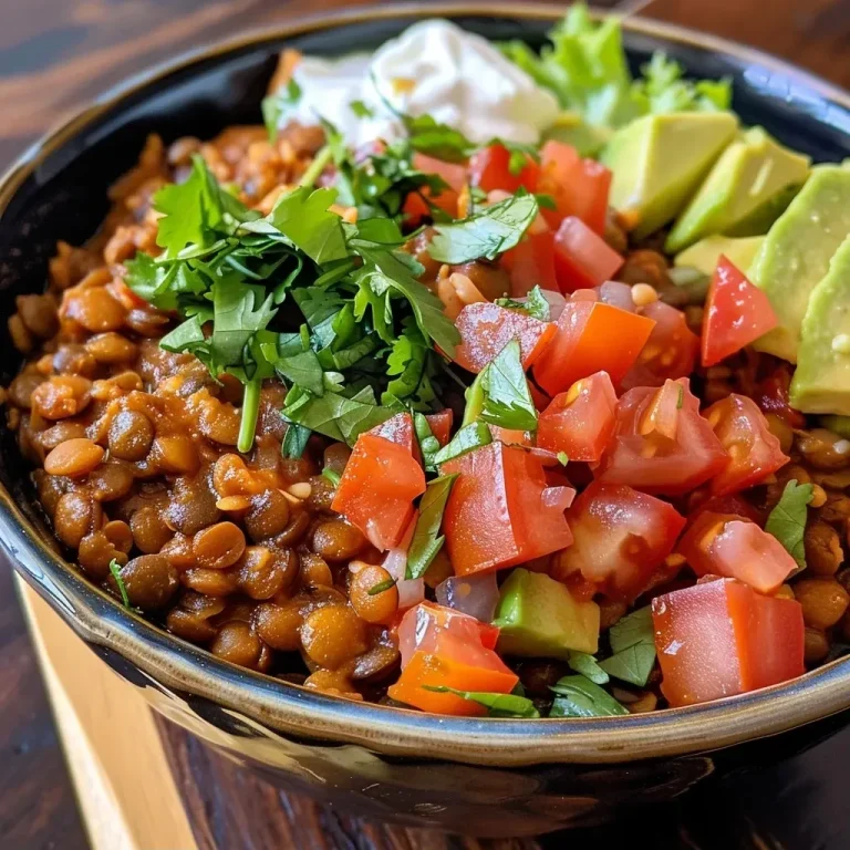 Easy Crockpot Lentils Burrito Bowl – Hearty, Healthy, and Flavorful