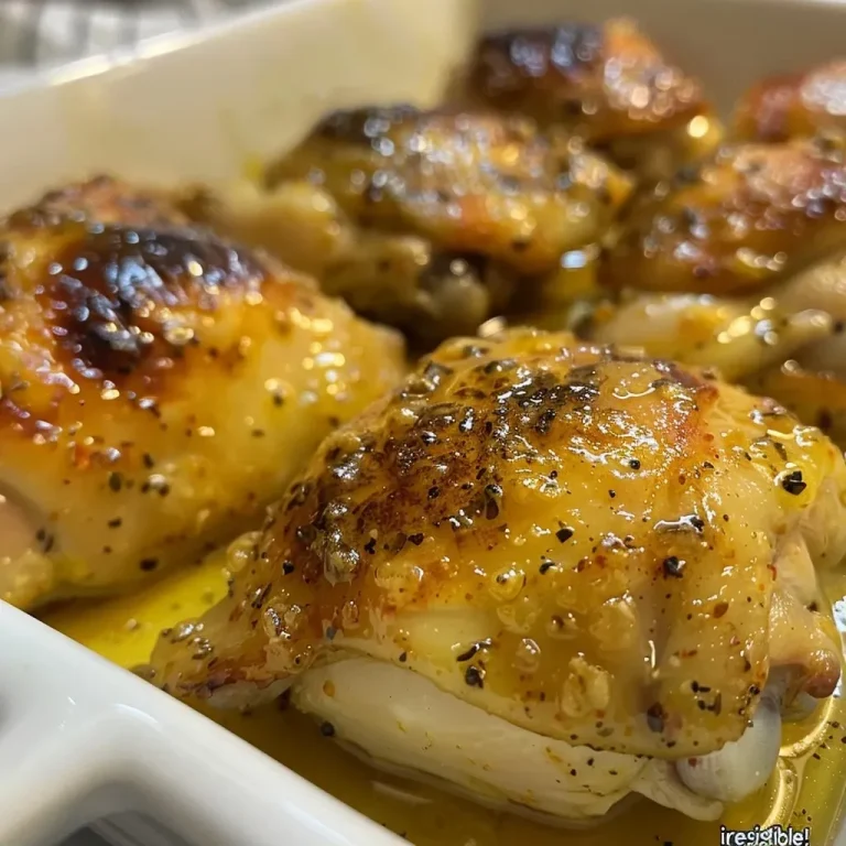 ¡Irresistible! POLLO A LA MOSTAZA AL HORNO en 4 Pasos