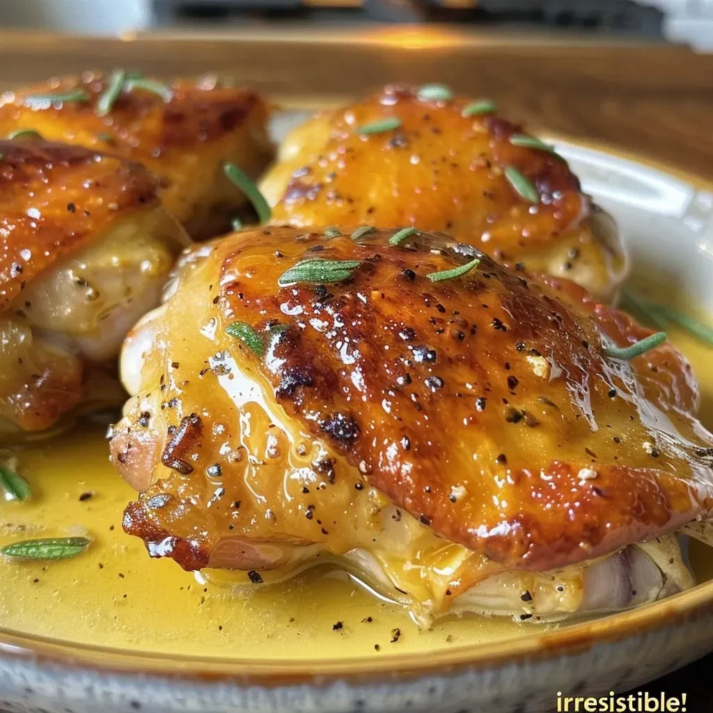 ¡Irresistible! POLLO A LA MOSTAZA AL HORNO en 4 Pasos