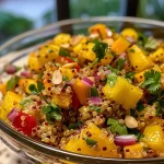 Mango Pineapple Quinoa Salad