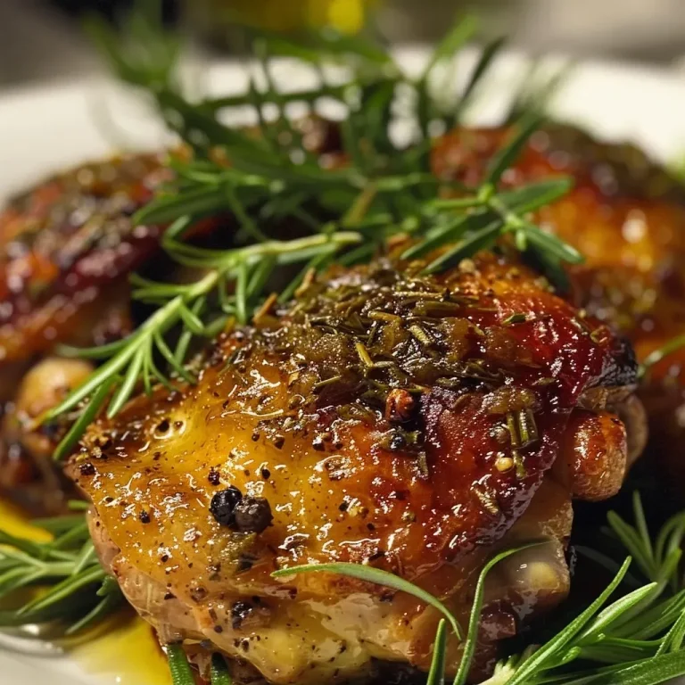 Muslos de pollo horneados con miel y mostaza &raquo; Trufaychocolate