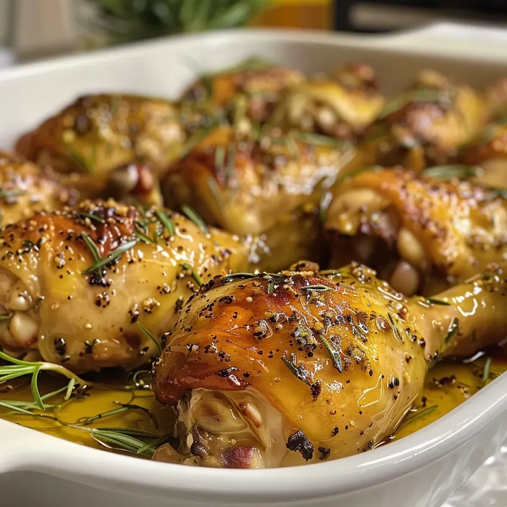 Pollo a la miel y mostaza