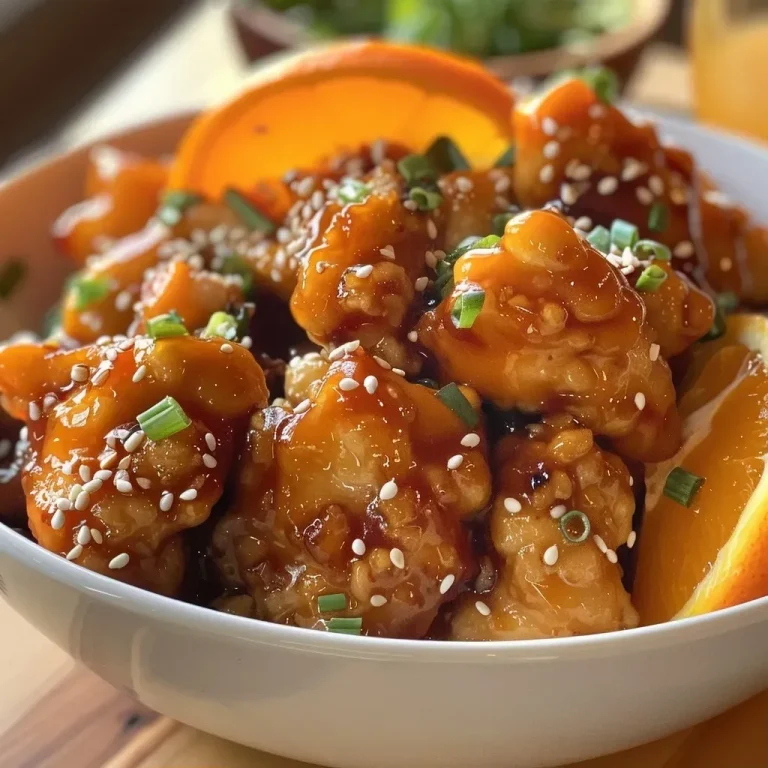 Pollo a la naranja (estilo Chino)