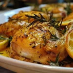 Pollo al Horno con Miel, Romero y Limón