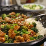 Pollo y Brócoli Salteado