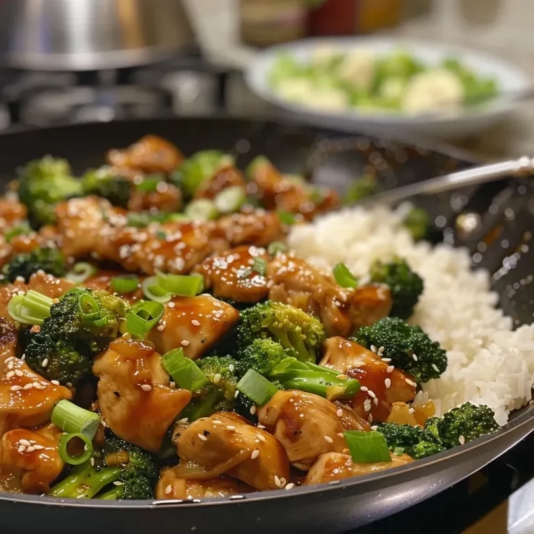 Pollo y Brócoli Salteado