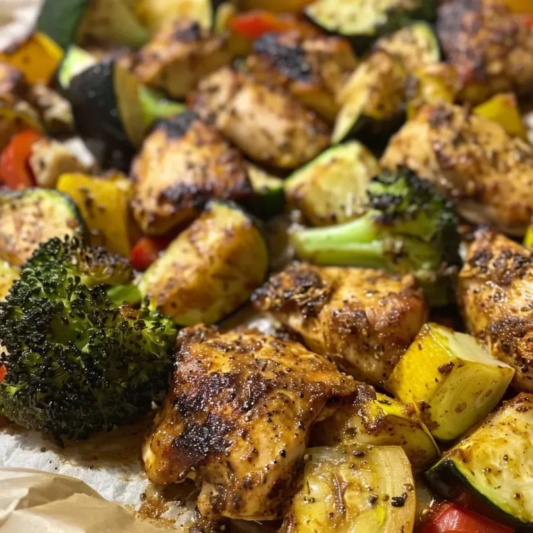 Poulet Cajun et légumes en papillote