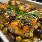Receta de Pollo a la Mediterránea, Delicioso al Horno